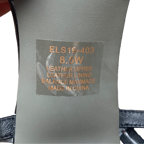 David Tate Black Valencia Leather Slingback Pumps, Black Leather Heels - Picture 12 of 12